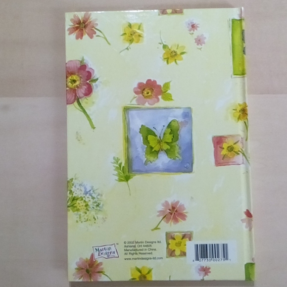 3/$15 Butterfly Garden Floral Journal - Picture 2 of 4